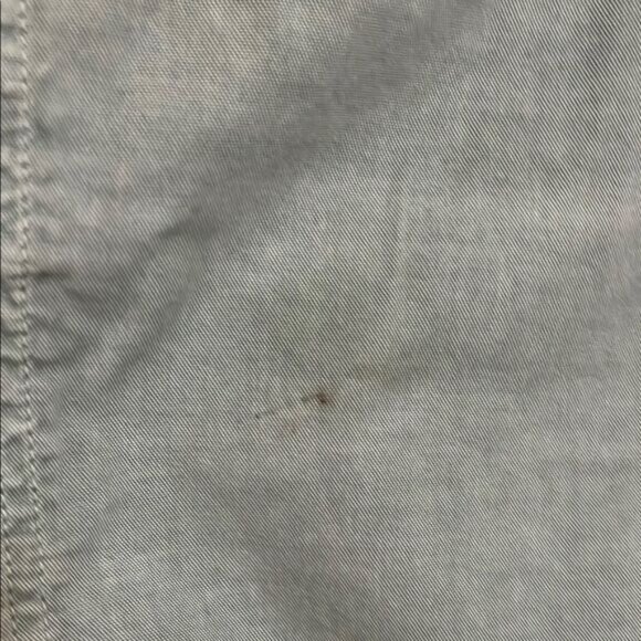 NSF Hodges Cotton Cargo Carpenter Distressed Button Closure Green Utility Pants - Picture 12 of 14